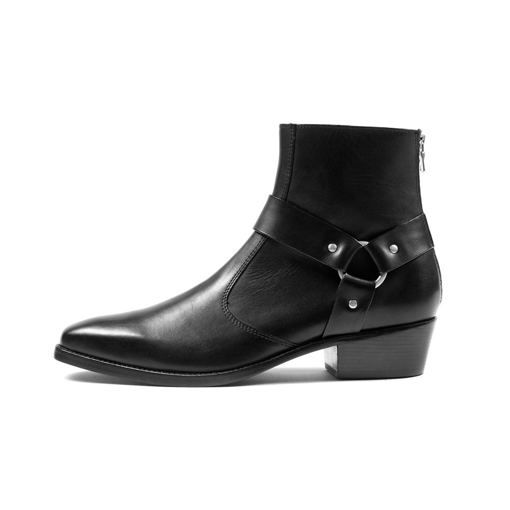 Straight To Hell Libertine Harness Leather Black Size MENS size 9